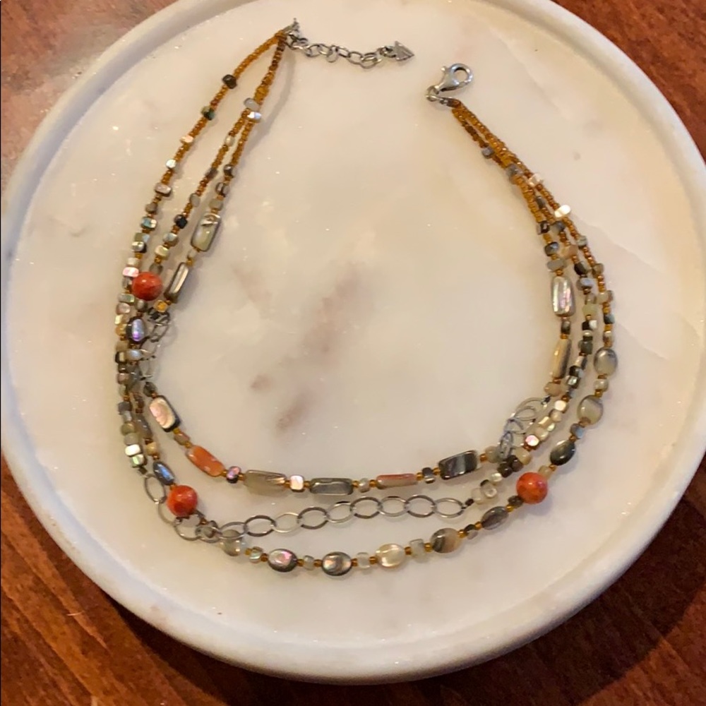 Silpada coral Necklace